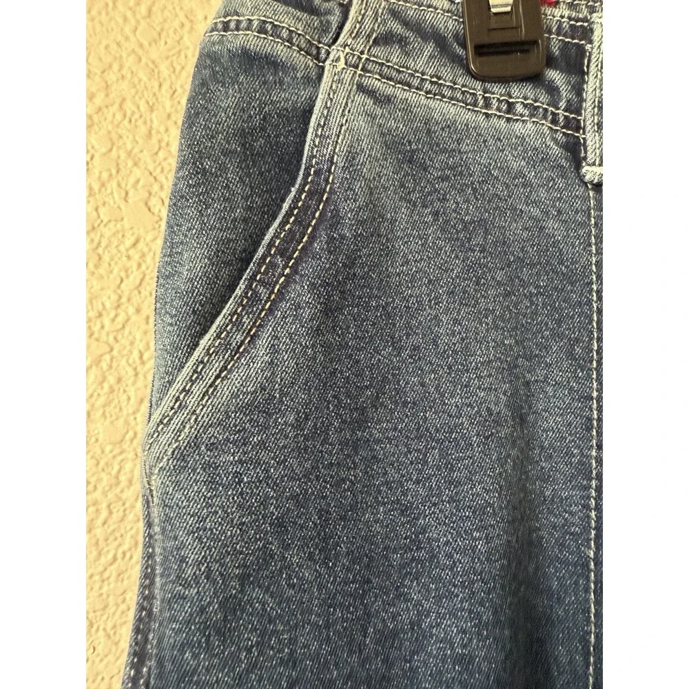True Religion Mens Cargo Jeans Medium‎ Wash Wide Leg Denim Size 30
